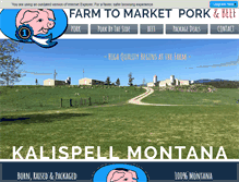 Tablet Screenshot of farmtomarketpork.com